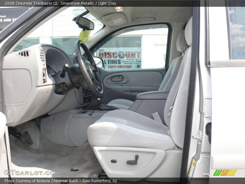 Silverstone Metallic / Light Gray 2008 Chevrolet TrailBlazer LS