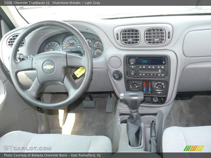 Silverstone Metallic / Light Gray 2008 Chevrolet TrailBlazer LS