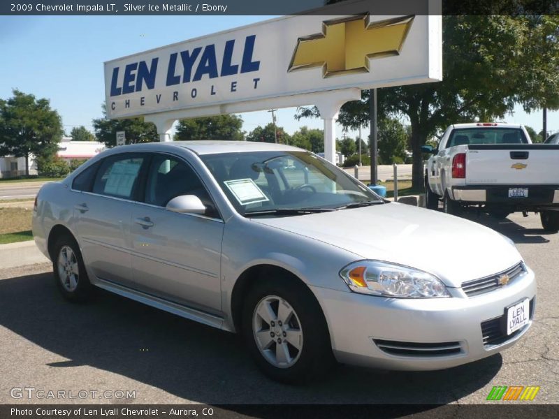 Silver Ice Metallic / Ebony 2009 Chevrolet Impala LT