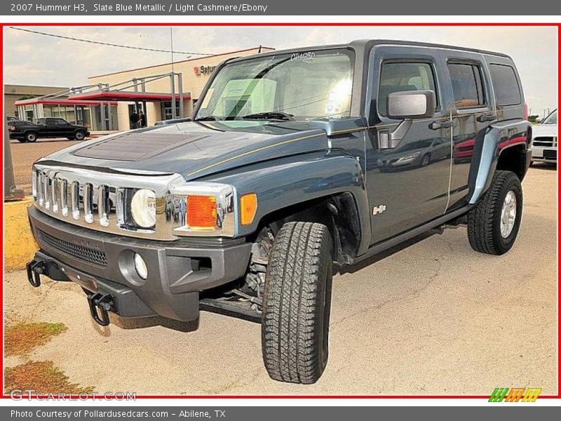 Slate Blue Metallic / Light Cashmere/Ebony 2007 Hummer H3