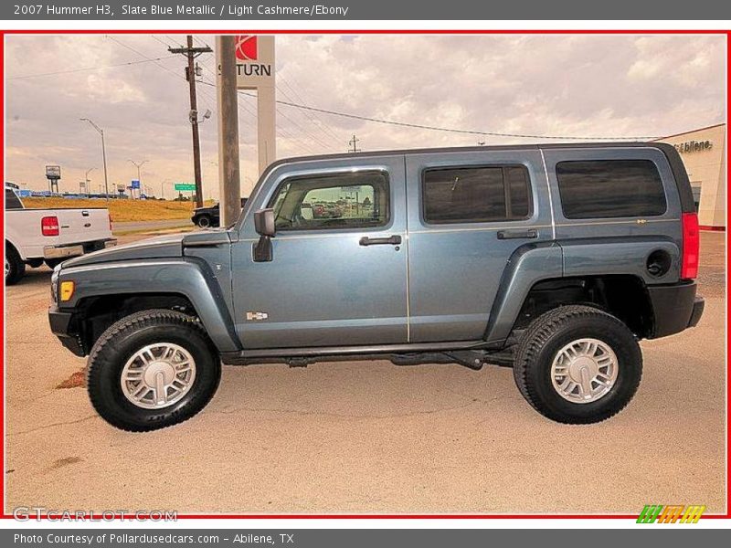 Slate Blue Metallic / Light Cashmere/Ebony 2007 Hummer H3