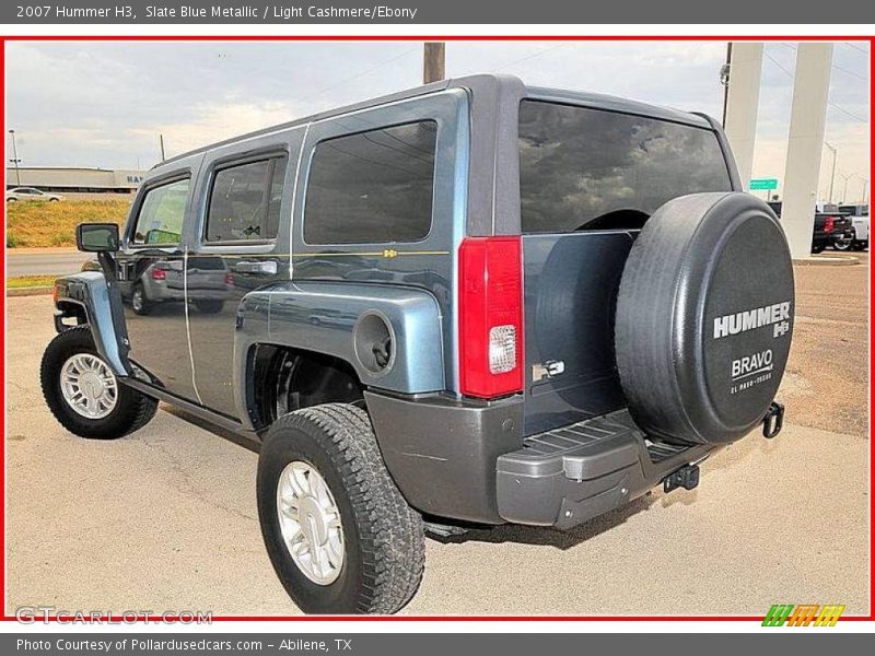 Slate Blue Metallic / Light Cashmere/Ebony 2007 Hummer H3