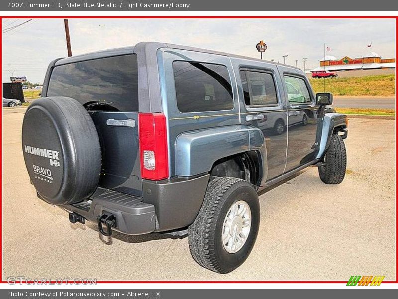 Slate Blue Metallic / Light Cashmere/Ebony 2007 Hummer H3