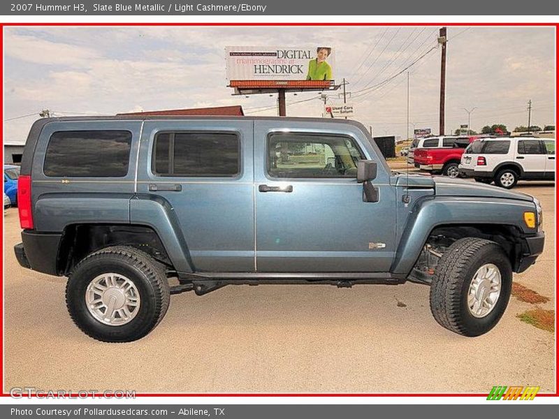 Slate Blue Metallic / Light Cashmere/Ebony 2007 Hummer H3