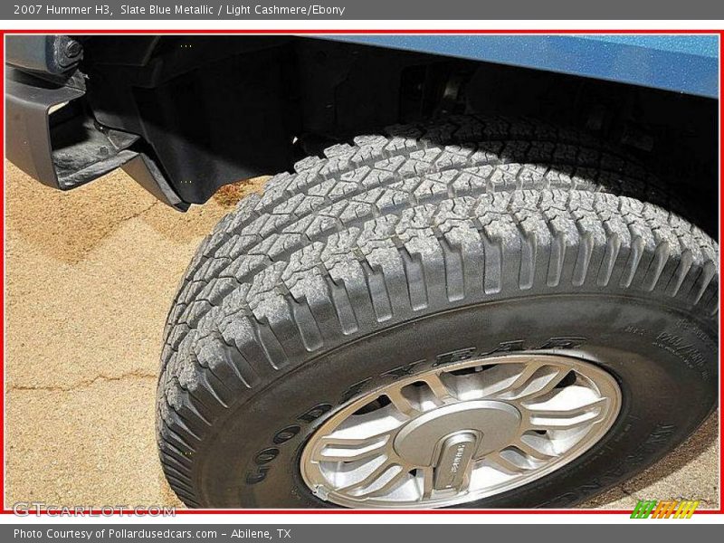 Slate Blue Metallic / Light Cashmere/Ebony 2007 Hummer H3