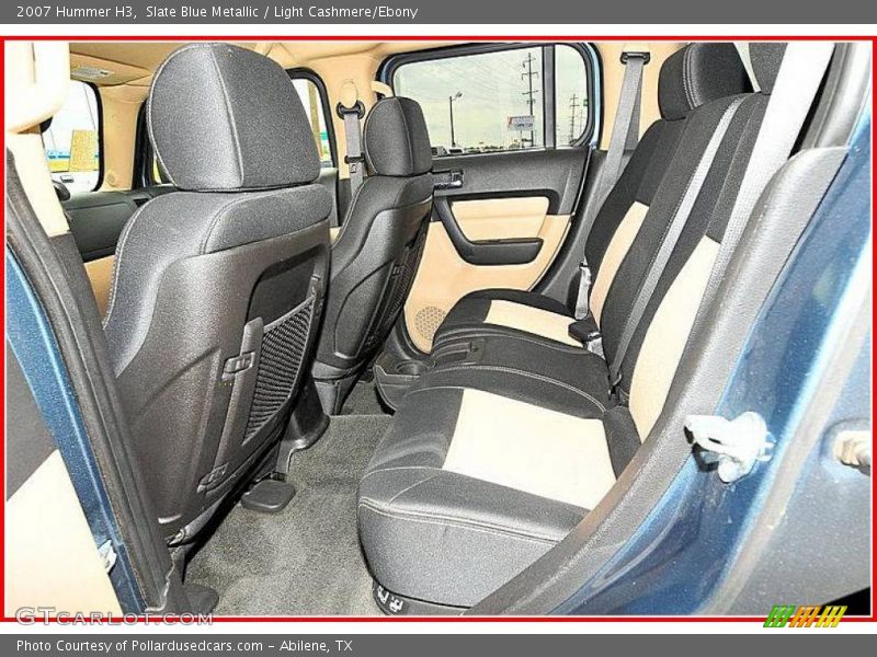 Slate Blue Metallic / Light Cashmere/Ebony 2007 Hummer H3