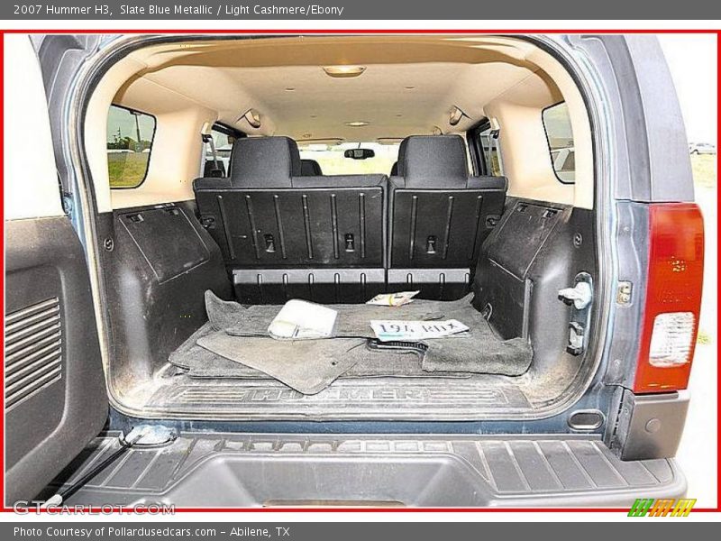 Slate Blue Metallic / Light Cashmere/Ebony 2007 Hummer H3