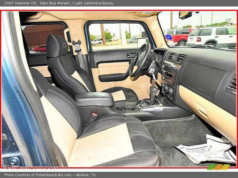 Slate Blue Metallic / Light Cashmere/Ebony 2007 Hummer H3
