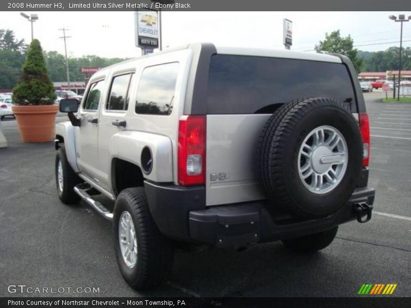 Limited Ultra Silver Metallic / Ebony Black 2008 Hummer H3