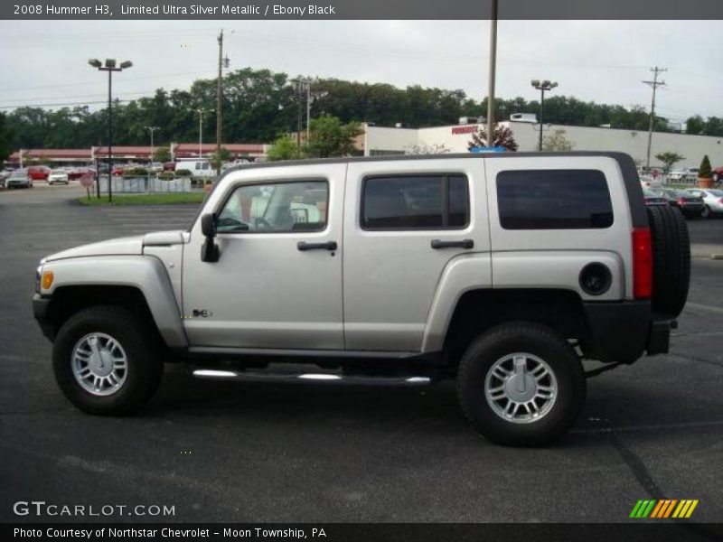 Limited Ultra Silver Metallic / Ebony Black 2008 Hummer H3