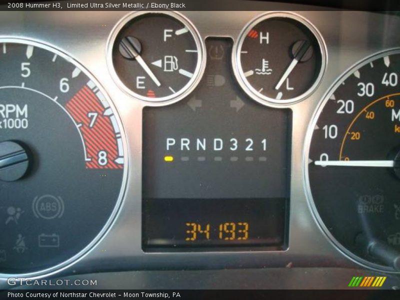 Limited Ultra Silver Metallic / Ebony Black 2008 Hummer H3