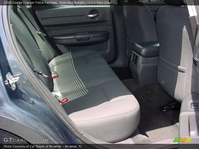 Steel Blue Metallic / Dark Slate Gray 2008 Dodge Charger Police Package