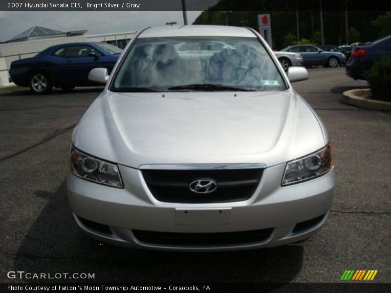 Bright Silver / Gray 2007 Hyundai Sonata GLS