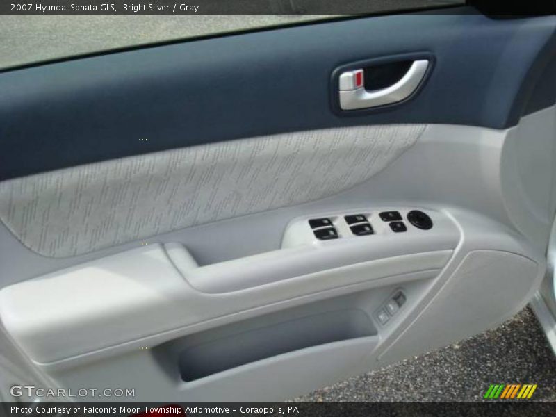 Bright Silver / Gray 2007 Hyundai Sonata GLS