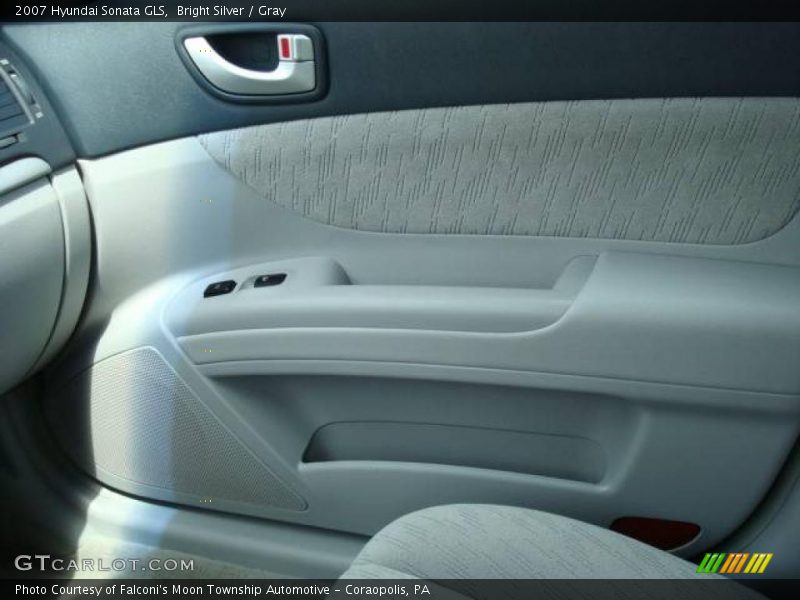 Bright Silver / Gray 2007 Hyundai Sonata GLS