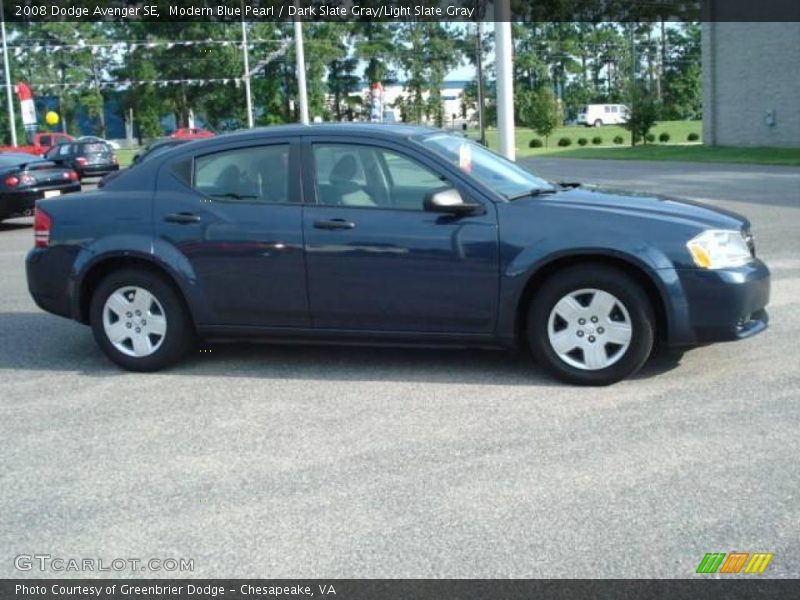 Modern Blue Pearl / Dark Slate Gray/Light Slate Gray 2008 Dodge Avenger SE
