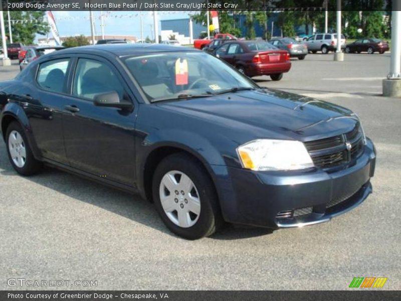 Modern Blue Pearl / Dark Slate Gray/Light Slate Gray 2008 Dodge Avenger SE