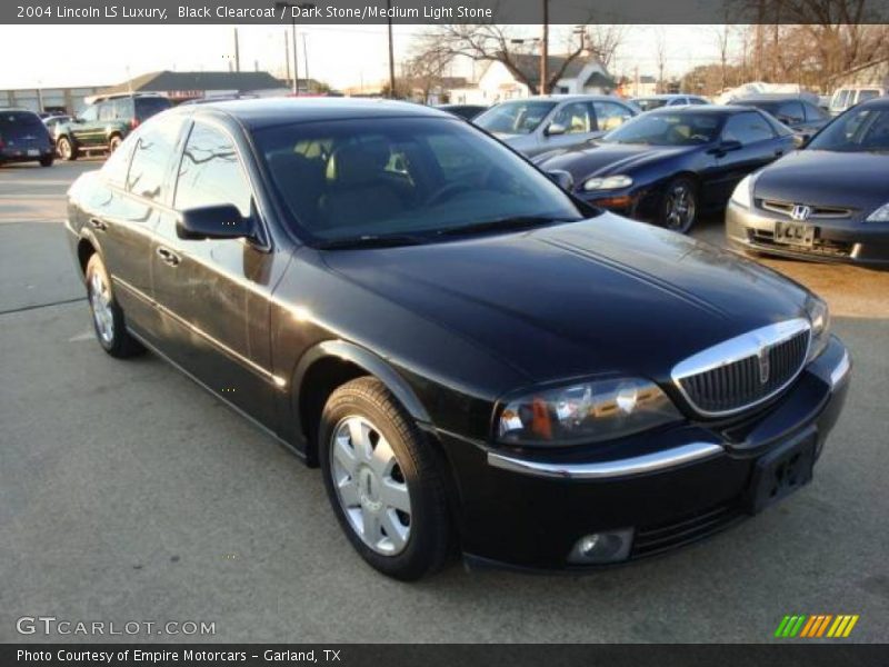 Black Clearcoat / Dark Stone/Medium Light Stone 2004 Lincoln LS Luxury