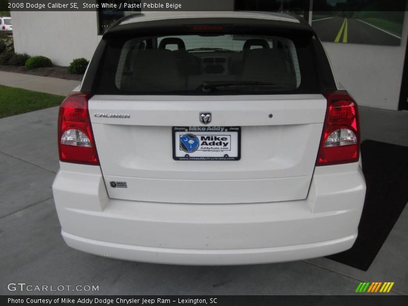 Stone White / Pastel Pebble Beige 2008 Dodge Caliber SE