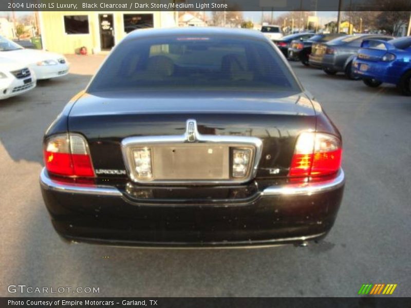 Black Clearcoat / Dark Stone/Medium Light Stone 2004 Lincoln LS Luxury
