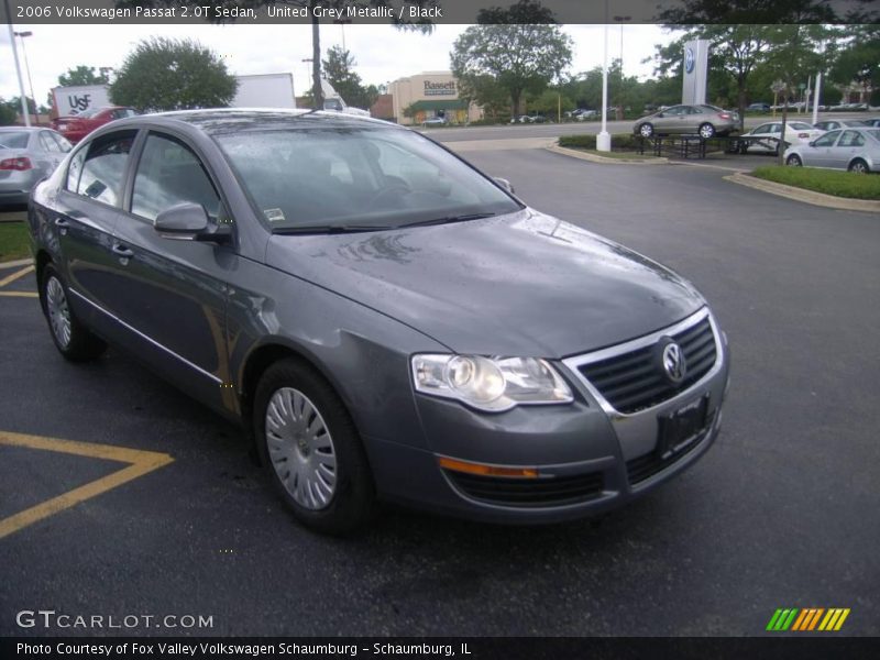 United Grey Metallic / Black 2006 Volkswagen Passat 2.0T Sedan