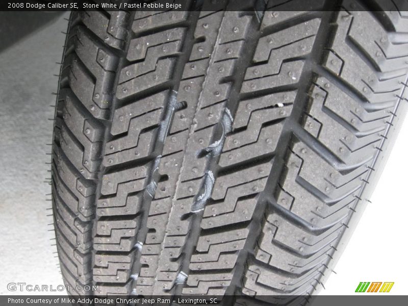 Stone White / Pastel Pebble Beige 2008 Dodge Caliber SE