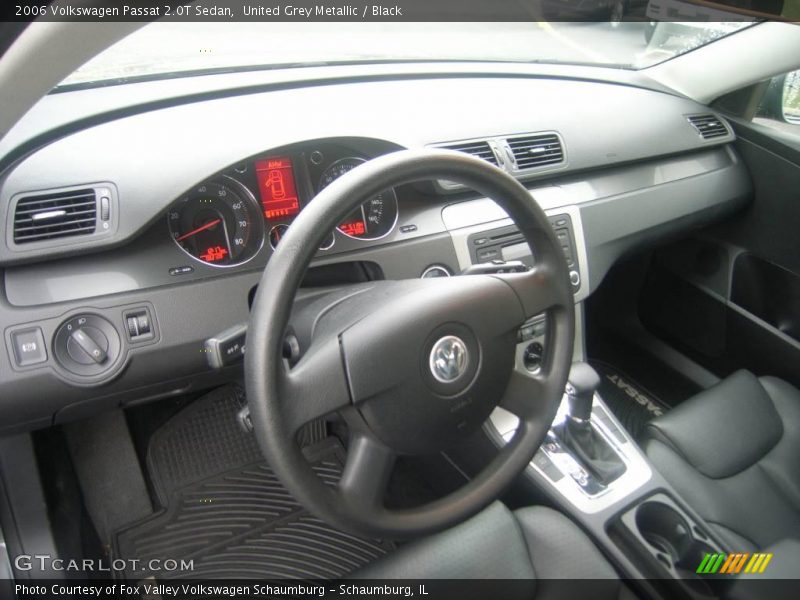 United Grey Metallic / Black 2006 Volkswagen Passat 2.0T Sedan
