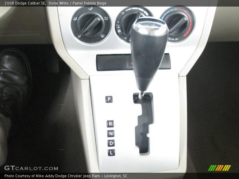 Stone White / Pastel Pebble Beige 2008 Dodge Caliber SE