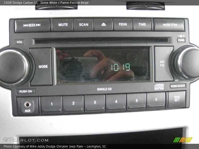 Stone White / Pastel Pebble Beige 2008 Dodge Caliber SE