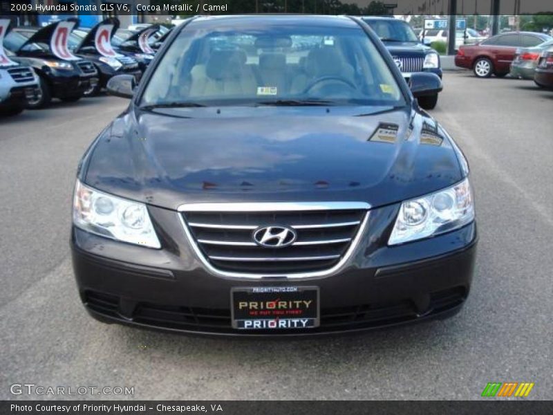 Cocoa Metallic / Camel 2009 Hyundai Sonata GLS V6