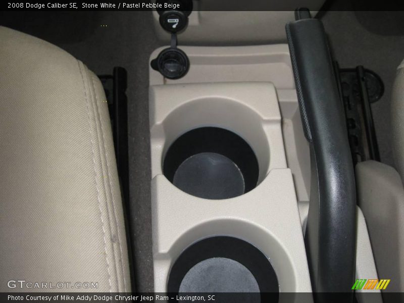 Stone White / Pastel Pebble Beige 2008 Dodge Caliber SE