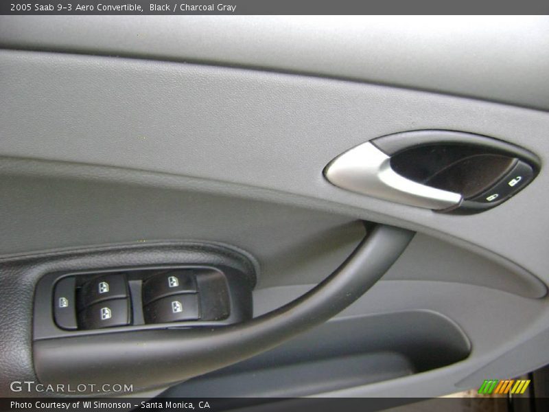 Black / Charcoal Gray 2005 Saab 9-3 Aero Convertible