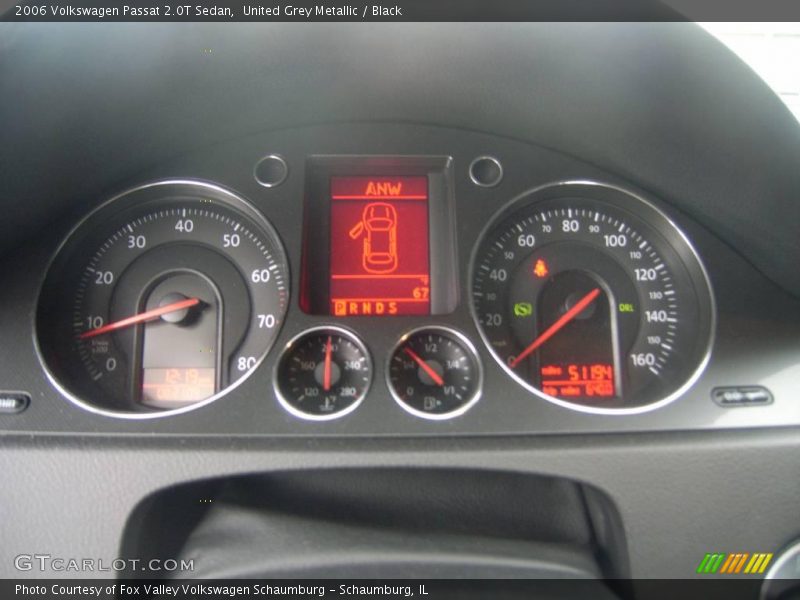 United Grey Metallic / Black 2006 Volkswagen Passat 2.0T Sedan