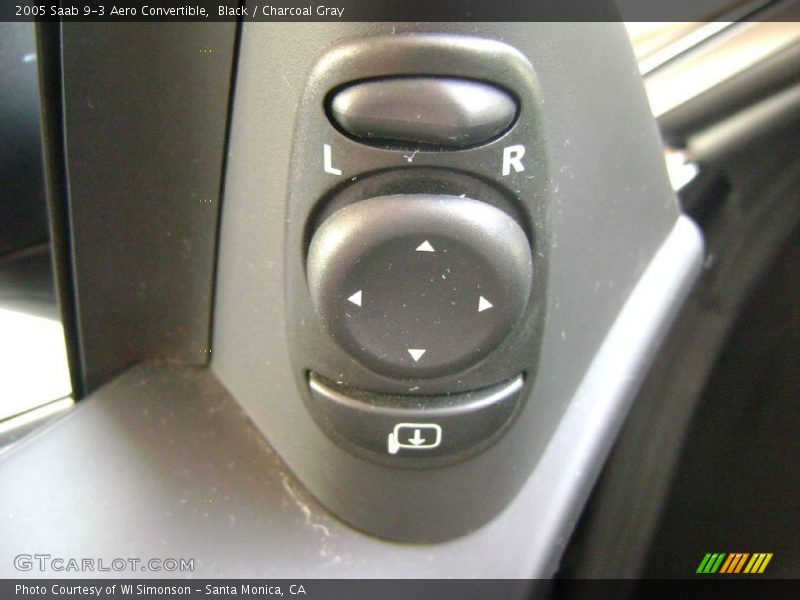 Black / Charcoal Gray 2005 Saab 9-3 Aero Convertible