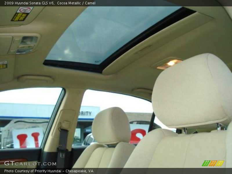 Cocoa Metallic / Camel 2009 Hyundai Sonata GLS V6