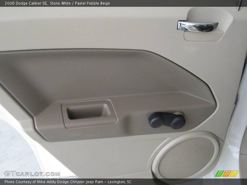 Stone White / Pastel Pebble Beige 2008 Dodge Caliber SE