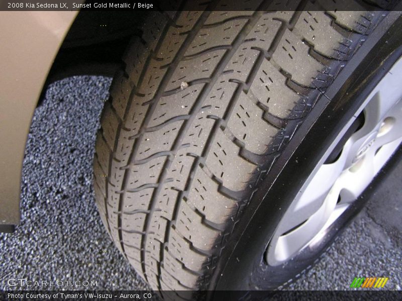 Sunset Gold Metallic / Beige 2008 Kia Sedona LX