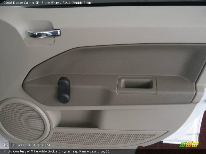 Stone White / Pastel Pebble Beige 2008 Dodge Caliber SE