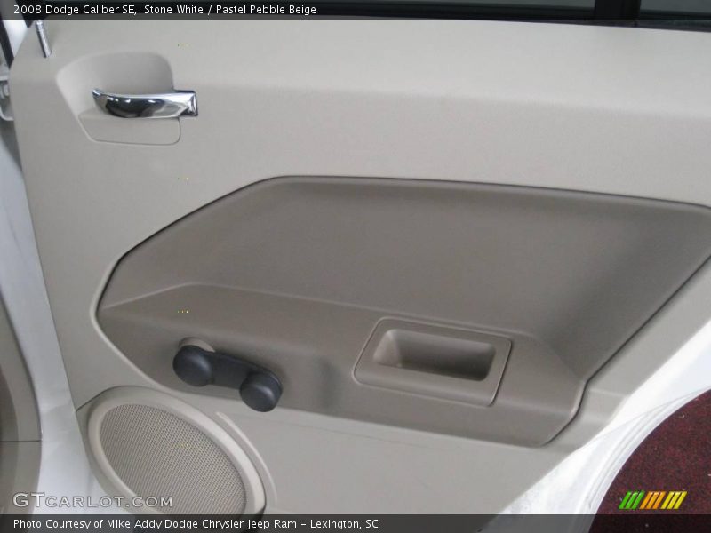 Stone White / Pastel Pebble Beige 2008 Dodge Caliber SE