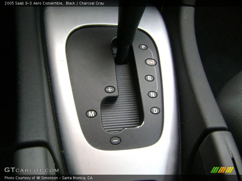 Black / Charcoal Gray 2005 Saab 9-3 Aero Convertible