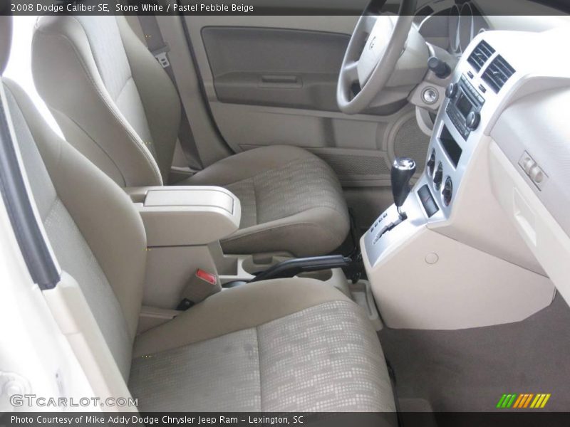Stone White / Pastel Pebble Beige 2008 Dodge Caliber SE