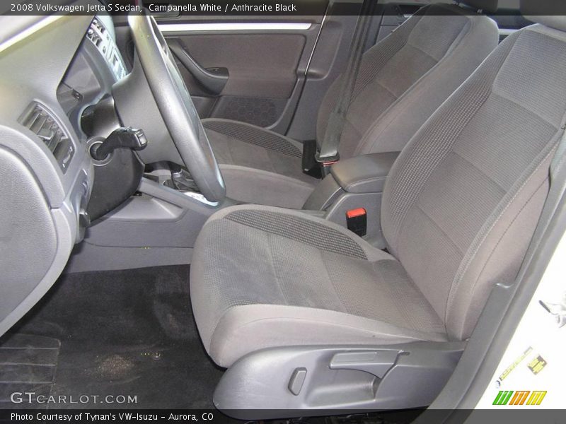 Campanella White / Anthracite Black 2008 Volkswagen Jetta S Sedan