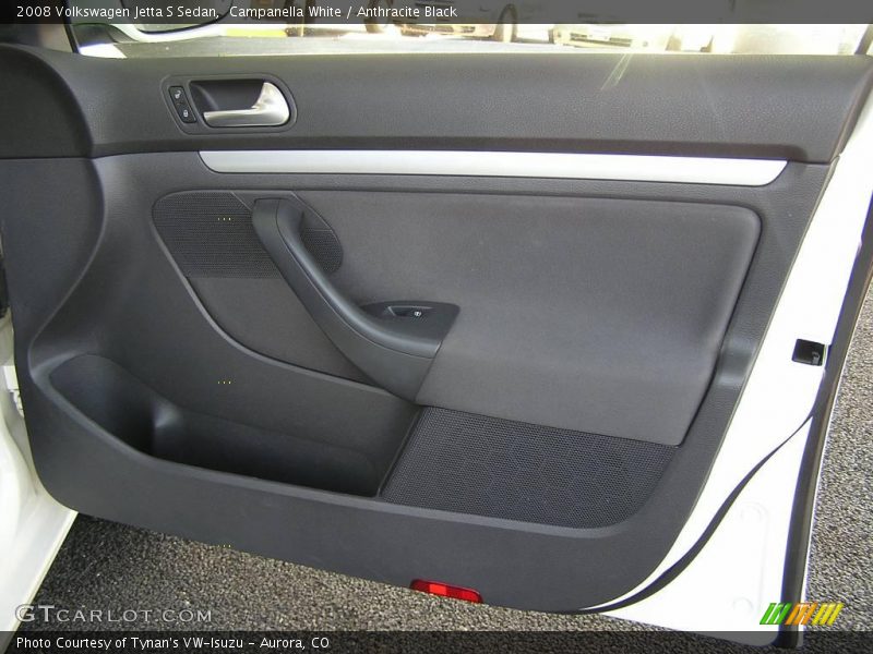 Campanella White / Anthracite Black 2008 Volkswagen Jetta S Sedan