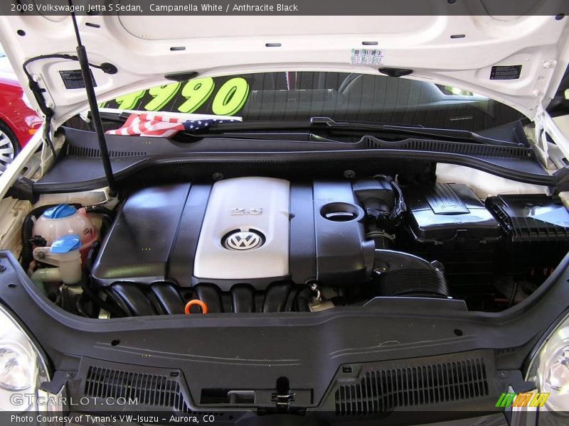 Campanella White / Anthracite Black 2008 Volkswagen Jetta S Sedan