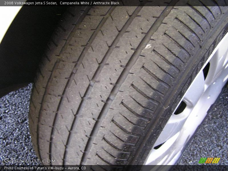 Campanella White / Anthracite Black 2008 Volkswagen Jetta S Sedan