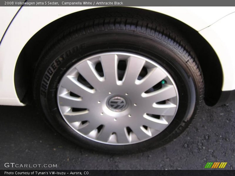 Campanella White / Anthracite Black 2008 Volkswagen Jetta S Sedan
