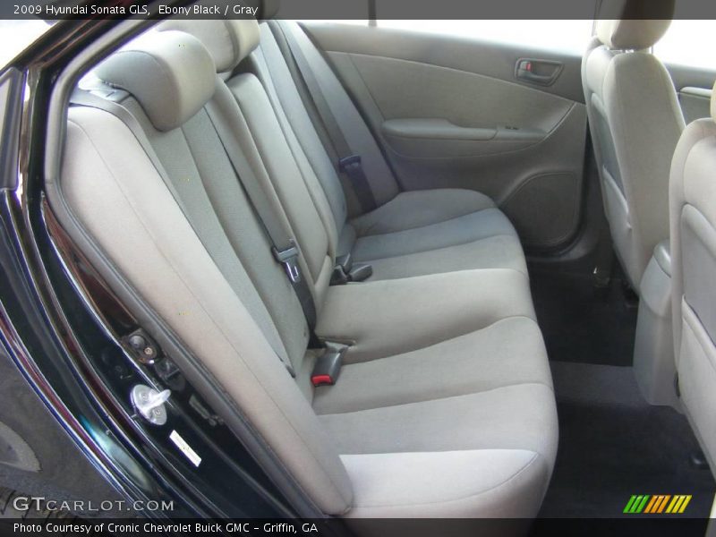 Ebony Black / Gray 2009 Hyundai Sonata GLS