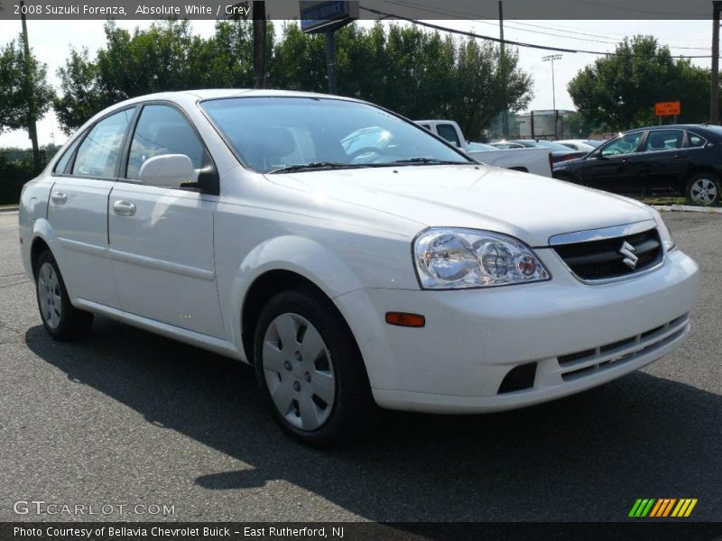 Absolute White / Grey 2008 Suzuki Forenza