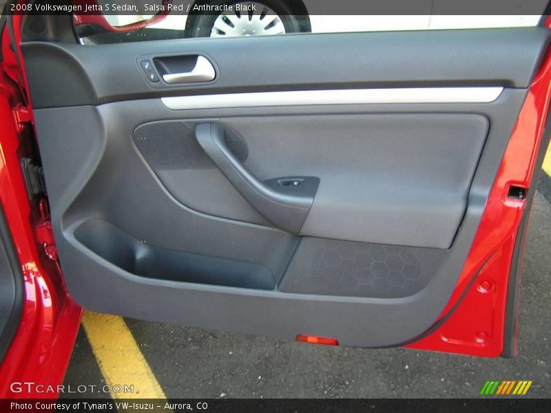 Salsa Red / Anthracite Black 2008 Volkswagen Jetta S Sedan