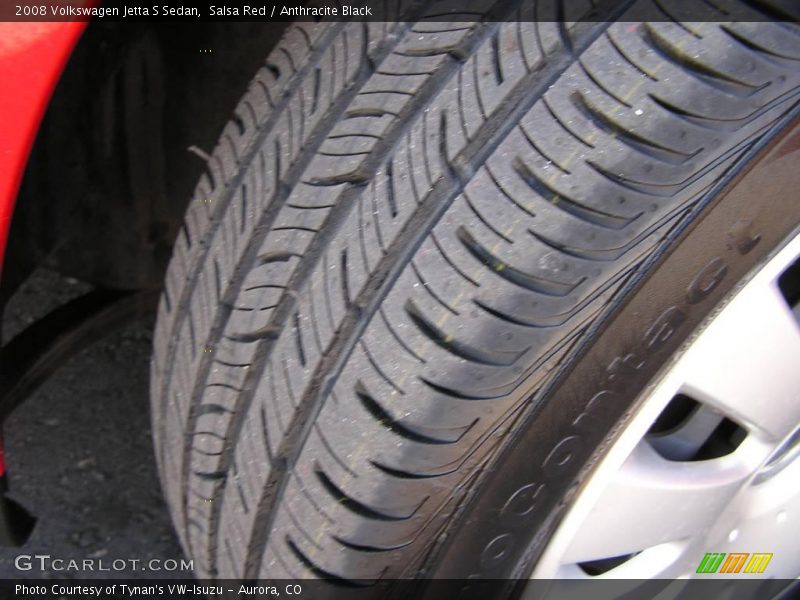Salsa Red / Anthracite Black 2008 Volkswagen Jetta S Sedan